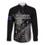 Custom New Zealand Silver Fern Rugby Long Sleeve Button Shirt All Black Go Champions 2023 With Trophy Proud - Wonder Print Shop