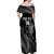 Custom New Zealand Silver Fern Rugby Off Shoulder Maxi Dress All Black Go Champions 2023 With Trophy Proud - Wonder Print Shop