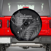 Custom New Zealand Silver Fern Rugby Spare Tire Cover All Black Go Champions 2023 With Trophy Proud - Wonder Print Shop