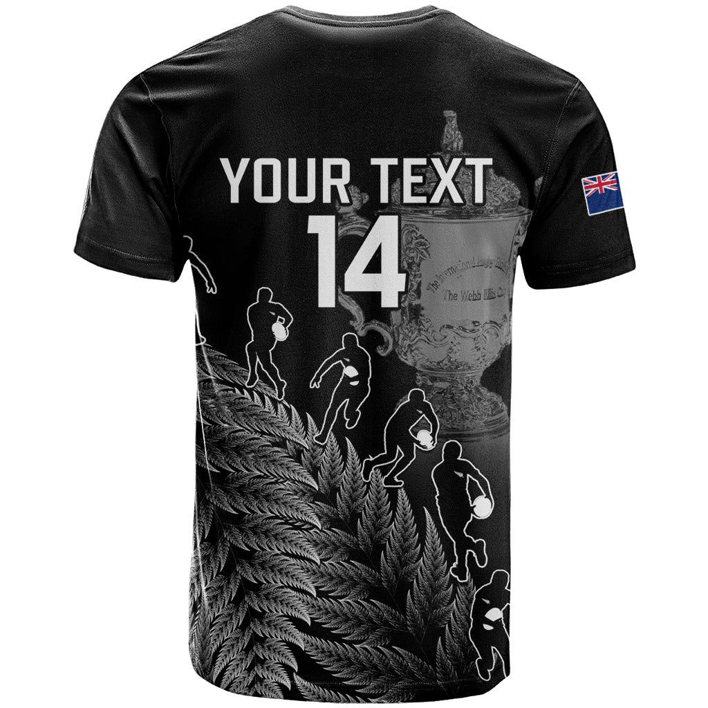 Custom New Zealand Silver Fern Rugby T Shirt All Black Go Champions 2023 With Trophy Proud - Wonder Print Shop