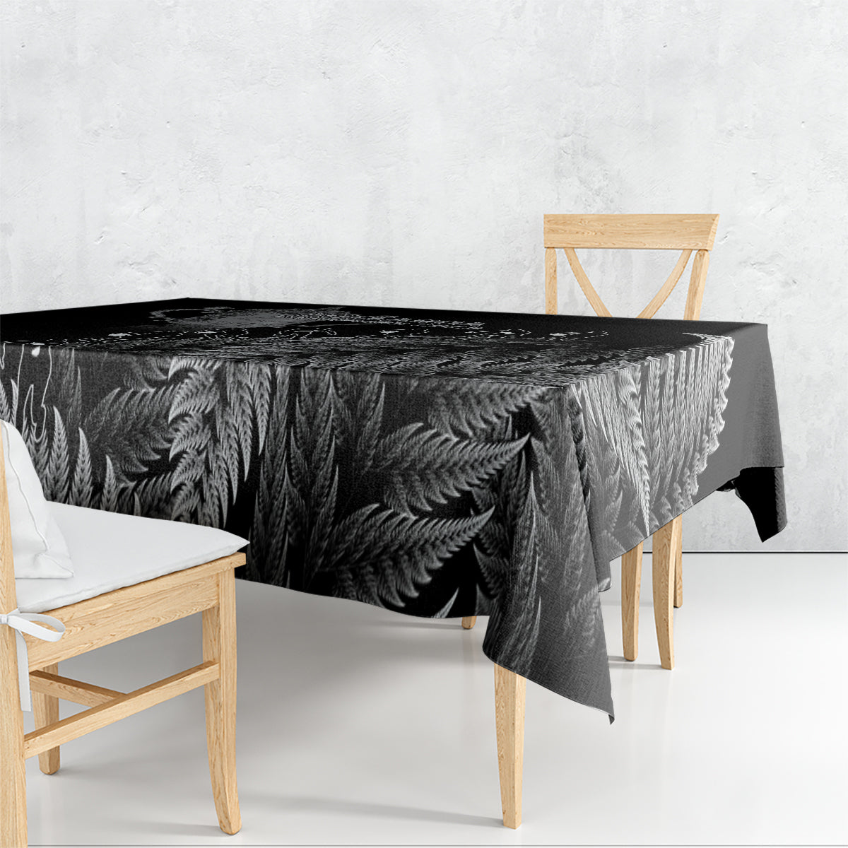 Custom New Zealand Silver Fern Rugby Tablecloth All Black Go Champions 2023 With Trophy Proud - Wonder Print Shop