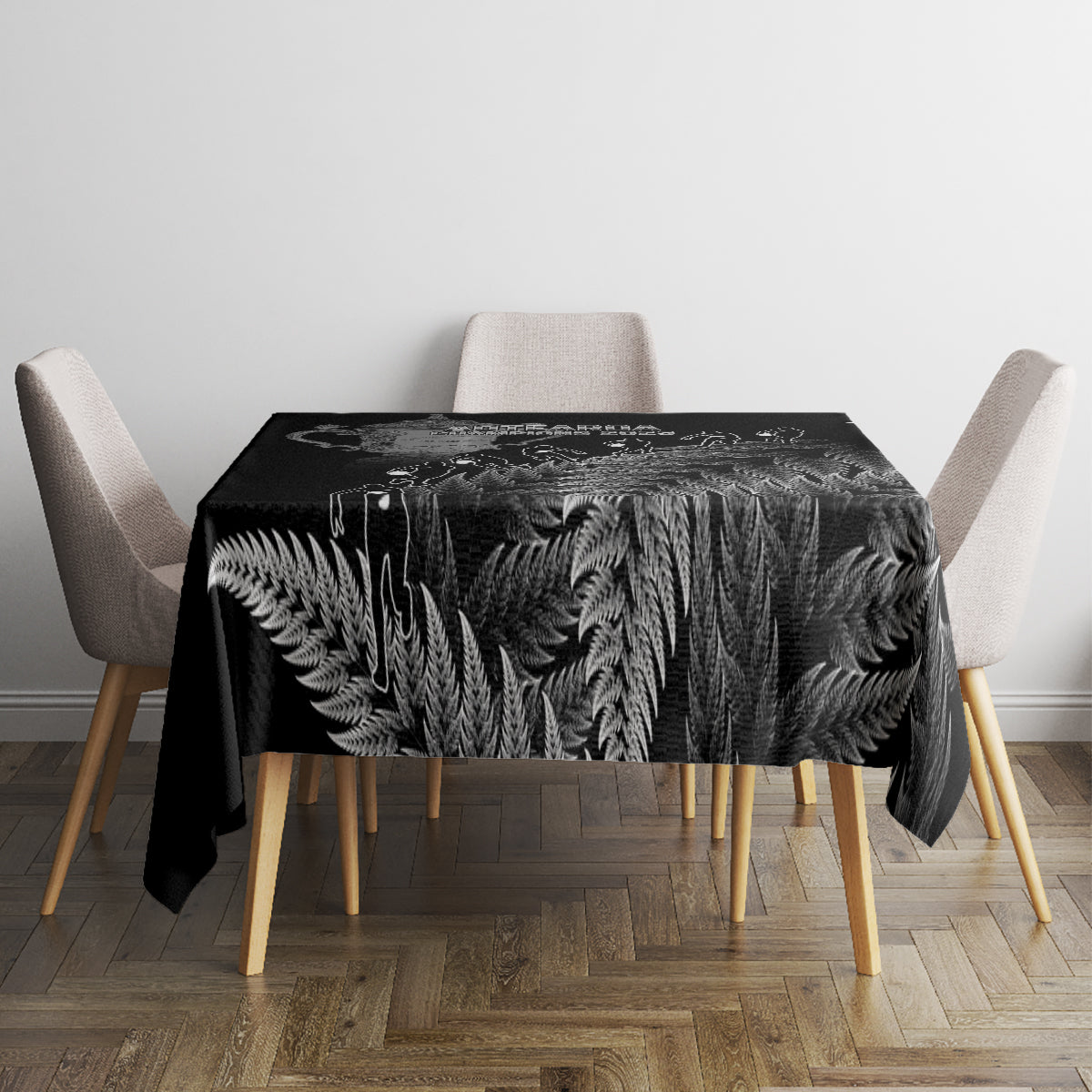 Custom New Zealand Silver Fern Rugby Tablecloth All Black Go Champions 2023 With Trophy Proud - Wonder Print Shop