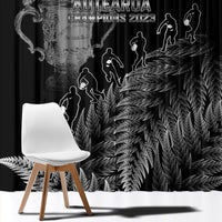 Custom New Zealand Silver Fern Rugby Window Curtain All Black Go Champions 2023 With Trophy Proud - Wonder Print Shop