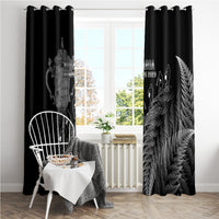 Custom New Zealand Silver Fern Rugby Window Curtain All Black Go Champions 2023 With Trophy Proud - Wonder Print Shop