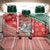 Lietuva Christmas Back Car Seat Cover Linksmu Kaledu - Lithuania Coat Of Arms - Wonder Print Shop