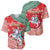 Lietuva Christmas Baseball Jersey Linksmu Kaledu - Lithuania Coat Of Arms - Wonder Print Shop
