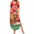 Scotland Christmas Family Matching Summer Maxi Dress and Hawaiian Shirt Highland Cow Santa - Nollaig Chridheil! - Wonder Print Shop
