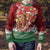 Scotland Christmas Ugly Christmas Sweater Highland Cow Santa - Nollaig Chridheil! - Wonder Print Shop