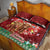 Scotland Christmas Quilt Bed Set Highland Cow Santa - Nollaig Chridheil! - Wonder Print Shop