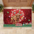 Scotland Christmas Rubber Doormat Highland Cow Santa - Nollaig Chridheil! - Wonder Print Shop