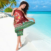 Scotland Christmas Sarong Highland Cow Santa - Nollaig Chridheil! - Wonder Print Shop