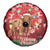 Scotland Christmas Spare Tire Cover Highland Cow Santa - Nollaig Chridheil! - Wonder Print Shop
