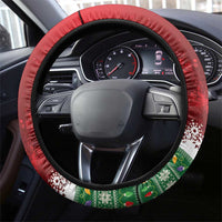 Scotland Christmas Steering Wheel Cover Highland Cow Santa - Nollaig Chridheil! - Wonder Print Shop