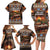 Scotland Christmas Family Matching Long Sleeve Bodycon Dress and Hawaiian Shirt Merry Yule Log - Wonder Print Shop