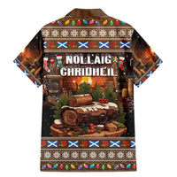 Scotland Christmas Family Matching Mermaid Dress and Hawaiian Shirt Merry Yule Log - Wonder Print Shop