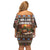 Scotland Christmas Family Matching Off Shoulder Short Dress and Hawaiian Shirt Merry Yule Log - Wonder Print Shop
