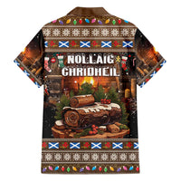 Scotland Christmas Family Matching Puletasi and Hawaiian Shirt Merry Yule Log - Wonder Print Shop