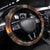 Scotland Christmas Steering Wheel Cover Merry Yule Log - Wonder Print Shop