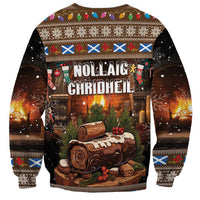 Scotland Christmas Sweatshirt Merry Yule Log - Wonder Print Shop