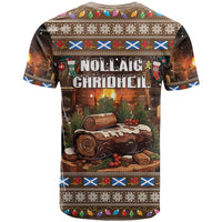 Scotland Christmas T Shirt Merry Yule Log - Wonder Print Shop