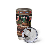 Scotland Christmas Tumbler Cup Merry Yule Log - Wonder Print Shop