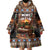 Scotland Christmas Wearable Blanket Hoodie Merry Yule Log - Wonder Print Shop