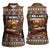 Scotland Christmas Women Sleeveless Polo Shirt Merry Yule Log - Wonder Print Shop