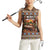 Scotland Christmas Women Sleeveless Polo Shirt Merry Yule Log - Wonder Print Shop