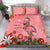 Flamingo Christmas Bedding Set 2023 Seamless Xmas Vibes - Wonder Print Shop