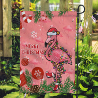 Flamingo Christmas Garden Flag 2023 Seamless Xmas Vibes - Wonder Print Shop