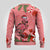 Flamingo Christmas Ugly Christmas Sweater 2024 Seamless Xmas Vibes - Wonder Print Shop