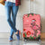 Flamingo Christmas Luggage Cover 2023 Seamless Xmas Vibes - Wonder Print Shop