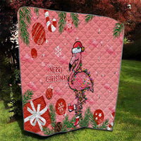 Flamingo Christmas Quilt 2023 Seamless Xmas Vibes - Wonder Print Shop