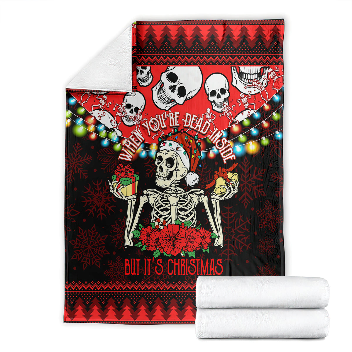 skull-christmas-blanket-when-you-are-dead-inside-but-it-is-christmas
