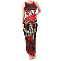 Skull Christmas Family Matching Tank Maxi Dress and Hawaiian Shirt When You Are Dead Inside But It Is Christmas - Wonder Print Shop