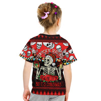 Skull Christmas Kid T Shirt When You Are Dead Inside But It Is Christmas - Wonder Print Shop