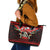Skull Christmas Leather Tote Bag When You Are Dead Inside But It Is Christmas - Wonder Print Shop