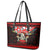 Skull Christmas Leather Tote Bag When You Are Dead Inside But It Is Christmas - Wonder Print Shop