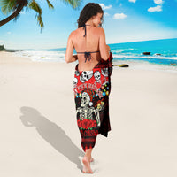 Skull Christmas Sarong When You Are Dead Inside But It Is Christmas - Wonder Print Shop