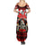 Skull Christmas Summer Maxi Dress When You Are Dead Inside But It Is Christmas - Wonder Print Shop