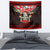 Skull Christmas Tapestry When You Are Dead Inside But It Is Christmas - Wonder Print Shop