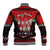 Chilling With My Gnomies Christmas Baseball Jacket Gnomie Friend Xmas Vibes - Wonder Print Shop