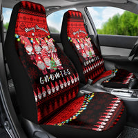 Chilling With My Gnomies Christmas Car Seat Cover Gnomie Friend Xmas Vibes - Wonder Print Shop