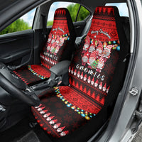 Chilling With My Gnomies Christmas Car Seat Cover Gnomie Friend Xmas Vibes - Wonder Print Shop