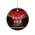Chilling With My Gnomies Christmas Ceramic Ornament Gnomie Friend Xmas Vibes - Wonder Print Shop