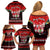 Chilling With My Gnomies Christmas Family Matching Off Shoulder Short Dress and Hawaiian Shirt Gnomie Friend Xmas Vibes - Wonder Print Shop