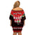 Chilling With My Gnomies Christmas Family Matching Off Shoulder Short Dress and Hawaiian Shirt Gnomie Friend Xmas Vibes - Wonder Print Shop