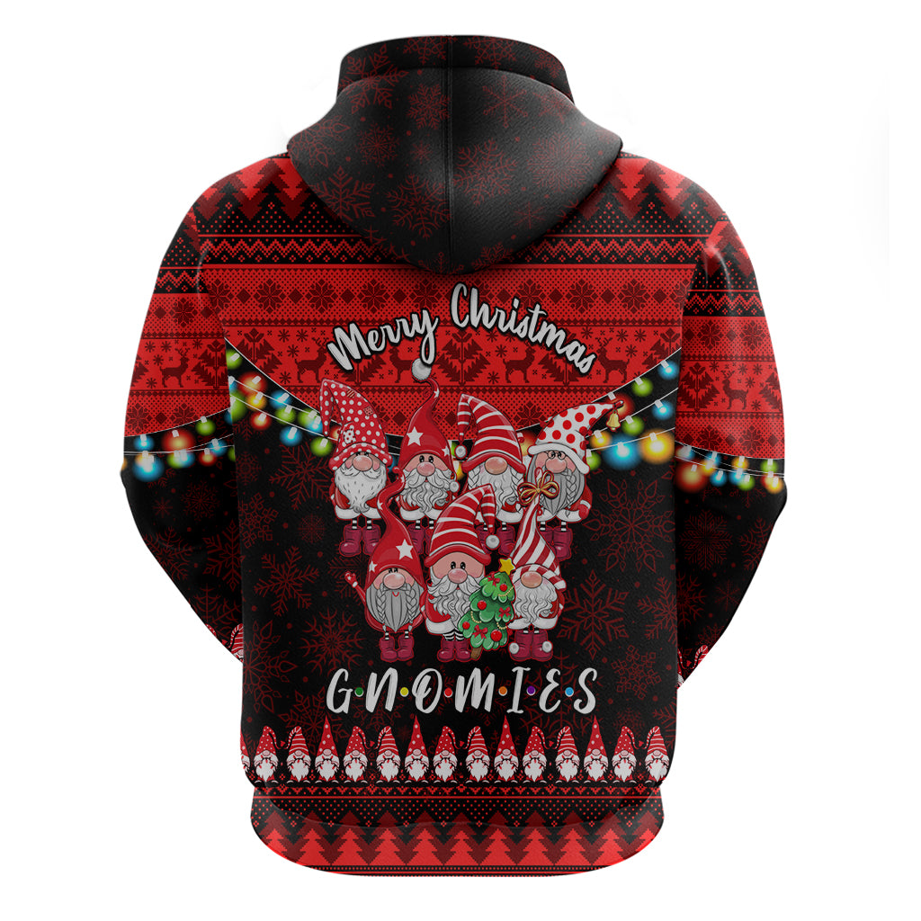Chilling With My Gnomies Christmas Hoodie Dress Gnomie Friend Xmas Vibes - Wonder Print Shop
