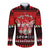 Chilling With My Gnomies Christmas Long Sleeve Button Shirt Gnomie Friend Xmas Vibes - Wonder Print Shop