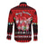 Chilling With My Gnomies Christmas Long Sleeve Button Shirt Gnomie Friend Xmas Vibes - Wonder Print Shop
